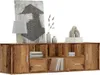 Möbel Eckregal Altholz-Optik 160x40x45 cm Holzwerkstoff - Produktbild-Vorschau 1