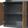 Merax Armoire de cuisine avec éclairage d'ambiance LED et Voir les images du produit 14
