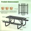 COSTWAY Bierzeltgarnitur 184cm für 8 Personen, Produktbild-Vorschau 7