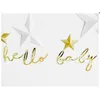 Girlande Bannière Hello Baby 18x70cm or Voir les images du produit 5