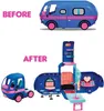 MGA L.O.L. Surprise Glamper Caravan OMG 4v1 electric blue Náhľad obrázku produktu 16
