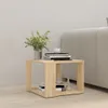 vidaXL Konferenčný stolík Sonoma Oak 40x40x30 cm Materiál Náhľad obrázku produktu 3