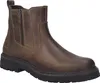 A single brown leather boot is shown against a white background. Voir les images du produit