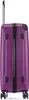 A purple suitcase shown from the side with its wheels and handle visible. Produktbild-Vorschau