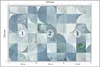 Muralo Vlies Fototapete für Wohnzimmer GEOMETRISCHE MUSTER Produktbild-Vorschau 3