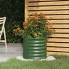 vidaXL Fioriera in acciaio verniciato a polvere 40x40x36 cm Anteprima dell’immagine prodotto 2
