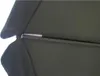 A close-up view of a dark green umbrella fabric with a metal support rod and a silver clip. Náhľad obrázku produktu