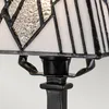 Elstead Alderley Tischlampe E14 Vintage-Bronze Tiffanyglas Produktbild-Vorschau 3