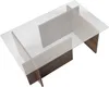 Skye Decor, Vetrino - Walnut, Couchtische, Nussbaum, Glas, Produktbild-Vorschau 7