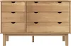 vidaXL OTTA cassettiera 111x43x73,5 cm legno di pino Anteprima dell’immagine prodotto 4