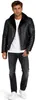 Reichstadt Herren Slim Fit Kunstlederjacke  RS008PU Black - Produktbild-Vorschau 9