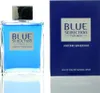 A bottle of Antonio Banderas Blue Seduction eau de Toilette for Men and its packaging are displayed side-by-side on a white background. Anteprima dell’immagine prodotto