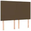 vidaXL Boxspringbett mit Matratze & LED Dunkelbraun 140x200 Produktbild-Vorschau 7