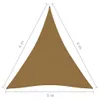 vidaXL Voile d'ombrage 160 g/m² Taupe 3x4x4 m HDPE Voir les images du produit 11