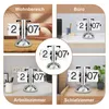 Retro Flip Clock Tischuhr mit Quarzwerk, mechanische Produktbild-Vorschau 6