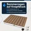 Rechteckige Bodendusche aus WPC für Garten, Pool, Sauna Produktbild-Vorschau 3