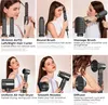 UKLISS 7 v 1 styler na vlasy, černý, 1200W iontový fén, 110 Náhled obrázku produktu 2