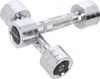 Chromované činky HMS CHD02 2 x 2 kg Anteprima dell’immagine prodotto 1