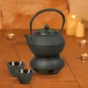 Dimono Gusseisen Teeservice Set Schwarz – 1,3 L Teekanne Produktbild-Vorschau 8