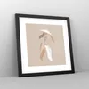 Gerahmtes Poster - Schwarzer Rahmen - Minimalismus Frau Produktbild-Vorschau 8