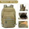 (Braun) 40L Militärischer Taktischer Rucksack, Leichter Produktbild-Vorschau 5
