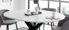 Esstisch schwarz weiss matt 110x78 cm Big System Rund Stern Produktbild-Vorschau 5