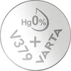 A close-up, top-down view of a silver coin-shaped battery. Produktbild-Vorschau