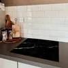 KitchenYeah© Herdabdeckplatte Marmoroptik - Schwarz - Luxus Produktbild-Vorschau 5