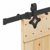 vidaXL Posuvné dveře NARVIK Přírodní a černé 70 x 210 cm Náhled obrázku produktu 6