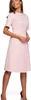 Stylove abito midi da donna Lyonete S240 rosa cipria L Anteprima dell’immagine prodotto 3