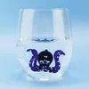 Oktopus Trinkglas aus mundgeblasenem Glas Produktbild-Vorschau 5
