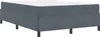 vidaXL Bettrahmen Dunkelgrau 140 x 200 cm Stoff Produktbild-Vorschau 4