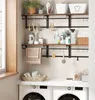 Songmics Wandgarderobe mit Regal rustikales Braun Produktbild-Vorschau 2