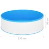 Piscina per bambini con skimmer sospeso e pompa 350x90 cm Anteprima dell’immagine prodotto 11