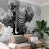 Selbstklebende Folie Fototapete - Elephant in the Clouds Produktbild-Vorschau 1