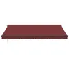 A red awning is shown against a white background. Produktbild-Vorschau