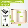 BOMI® Barrière de sécurité bébé Miko sans perçage – Voir les images du produit 2