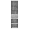 Highboard Grau Sonoma 45x42,5x185 cm Holzwerkstoff Produktbild-Vorschau 4