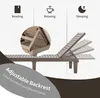 Sonnenliege Gartenliege Holzoptik, Terrassenliege mit Produktbild-Vorschau 3