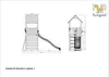 Fungoo Spielturm / Gartenspielhaus CAROL1, mit Rutsche 2,2m Produktbild-Vorschau 13