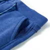 vidaXL Kindershorts mit Kordelzug Blau Melange 116 Produktbild-Vorschau 3