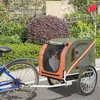 Carrosse pour chien Remorque de vélo Pliable avec fenêtres Voir les images du produit 1