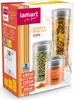 LAMART LT6010 Sada dóz na skladovanie potravín z odolného Náhľad obrázku produktu 3