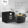 Digitální pomalý vařič Olvy s časovačem – 6 litrů – Náhled obrázku produktu 5