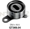 SNR GT369.04 Spannrolle Zahnriemen Ø52mm für TOYOTA CELICA Produktbild-Vorschau 1