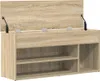 vidaXL Schuhbank Sonoma-Eiche 102x30,5x45 cm Holzwerkstoff Produktbild-Vorschau 7