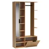 AX LIVING Garderobe Nemrut Holzoptik mit Spiegel – Produktbild-Vorschau 6