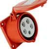 CEE Einbausteckdose gerade 400V 32A 5P 70x70 mm Produktbild-Vorschau 2