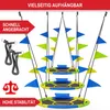 ONBEST Nestschaukel | 120 cm | bis 250kg | mit Kissen | Produktbild-Vorschau 6