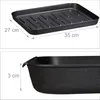 relaxdays Odkvapkávacia miska na obuv čierna 35,0 x 27,0 cm Náhľad obrázku produktu 4